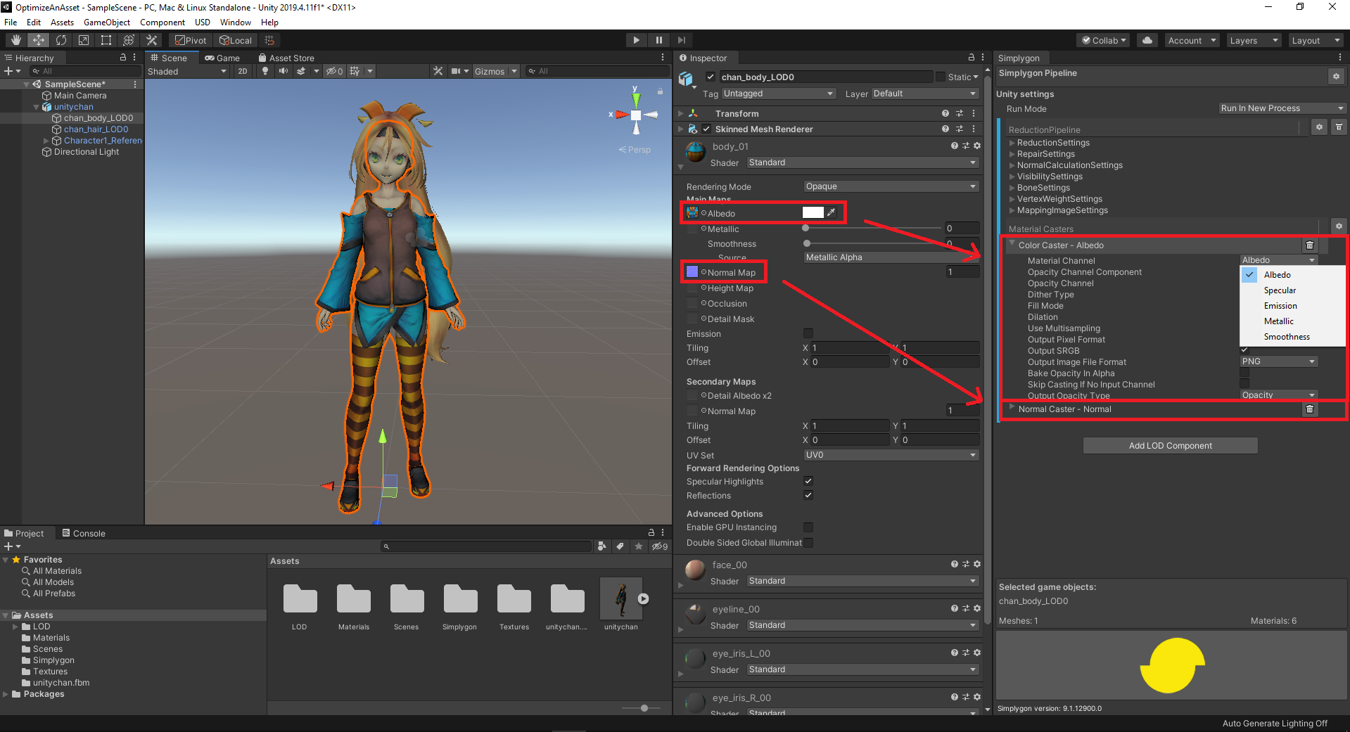 Unity channel mapping