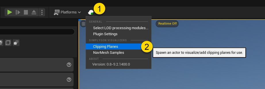 Figure 1: How to create a Clipping Planes Visualizer.