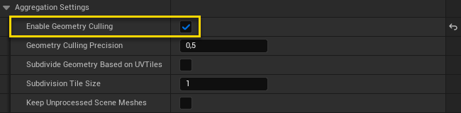 Figure 4: Enable culling in a Near pipeline.