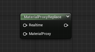 Material Proxy Replace node