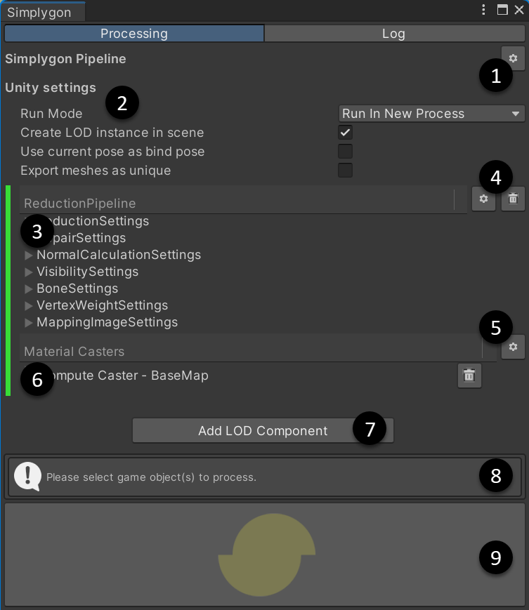 Pipeline screen