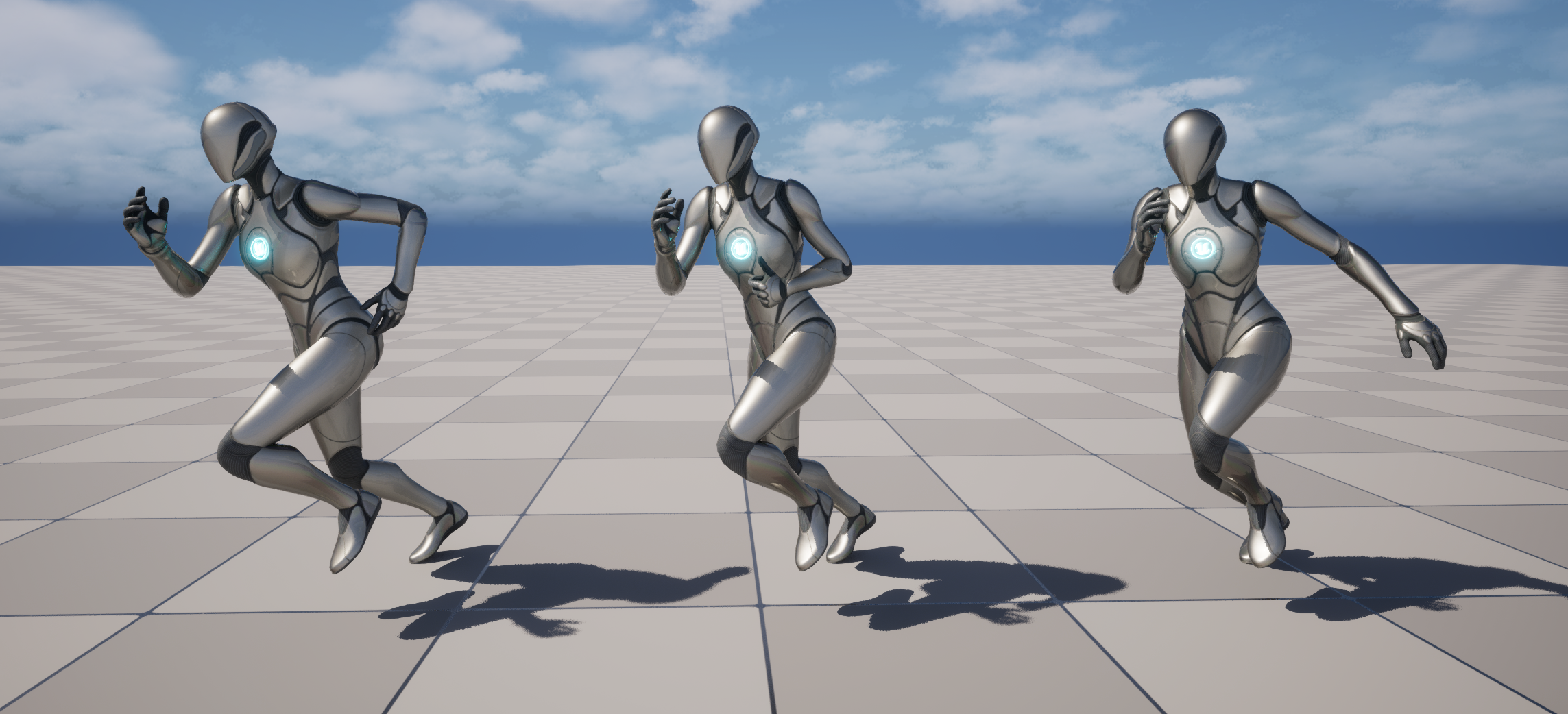 Figure 4: Result after removing the upper left arm bone, with and without a bake pose.