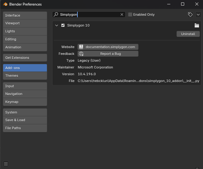 Launch Simplygon UI.