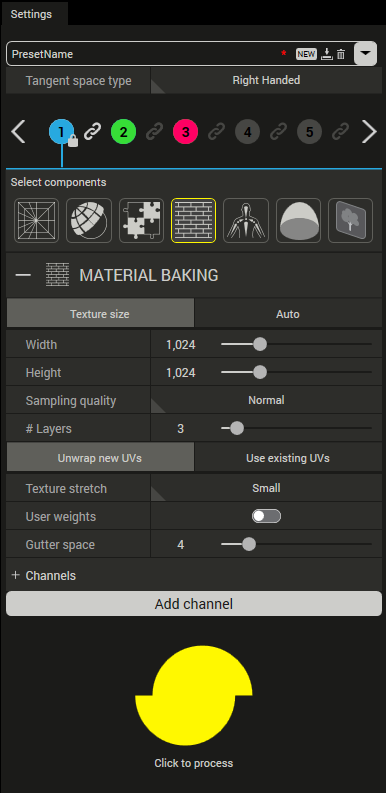 Simplygon panel