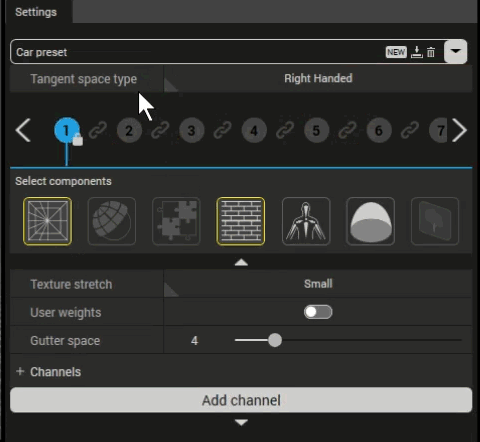 Simplygon panel