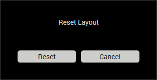 Reset layout dialog