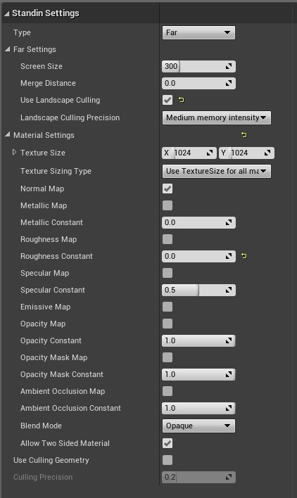 StandinFarSettings